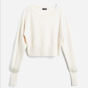 Theory cashmere beige ivory sweater P / XS